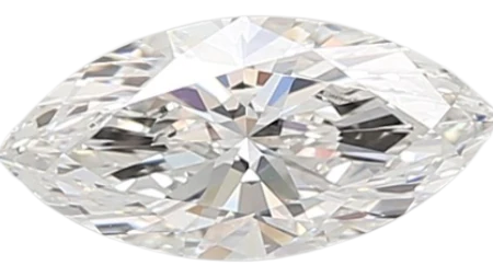 1.58 Carat F VVS2 Marquise Lab Diamond For Sale