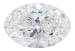 1.52 Carat D VVS1 Oval Lab Diamond on Sale