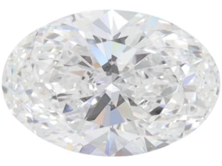 1.52 Carat D VVS1 Oval Lab Diamond on Sale