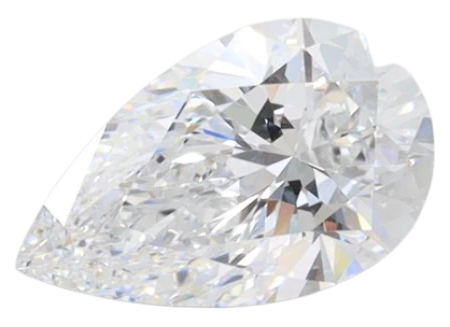 1.01 Carat D IF Pear Lab Diamond For Sale