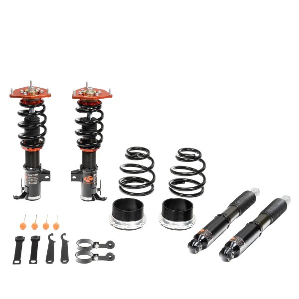 KSport Kontrol Sport Coilovers Pontiac Vibe (03-10) [True Rear] w  Front Camber Plates - CTY500-SP Cheap