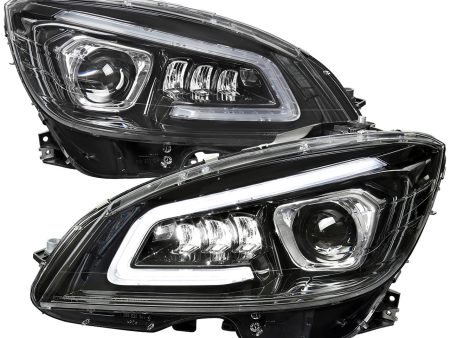 Spec-D Projector Headlights Mercedes C250 C300 C350 (08-14) W204 Switchback Sequential Full LED Cheap