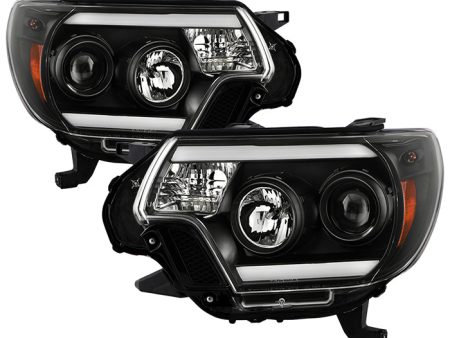 Spyder Projector Headlights Toyota Tacoma (12-15) [Platinum Series] Black Housing on Sale