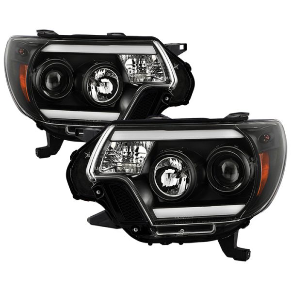 Spyder Projector Headlights Toyota Tacoma (12-15) [Platinum Series] Black Housing on Sale