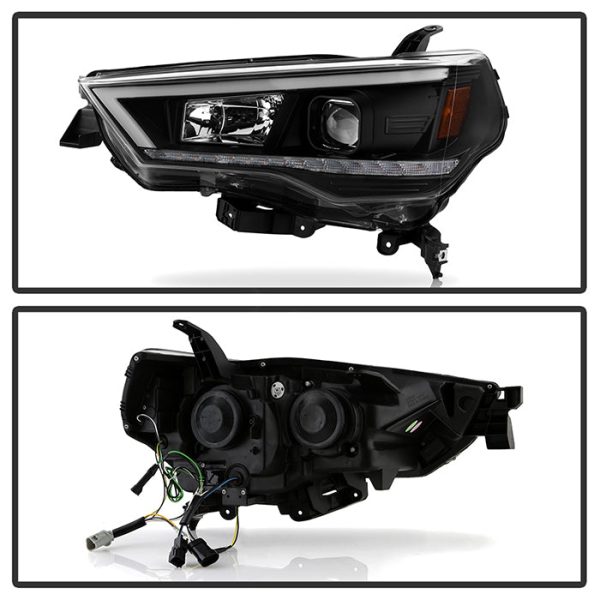 Spyder Projector Headlights Toyota 4Runner (14-20) [Signature Series - Sequential LED Turn Signal] Black Housing Online Hot Sale