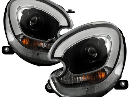 Spyder Projector Headlights Mini Cooper Countryman (11-16) Xenon HID Model [Signature Series] Black Housing Online Sale