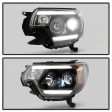 Spyder Projector Headlights Toyota Tacoma (12-15) [Platinum Series] Black Housing on Sale